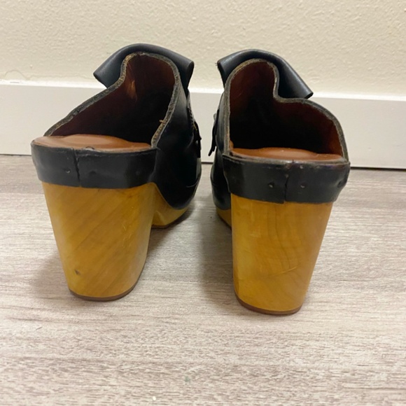 Junya Watanabe Size M / 7.5 Women’s Black Clogs Made in Japan. - Picture 10 of 11